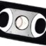 taglia sigari in metallo cromato nero 22mm